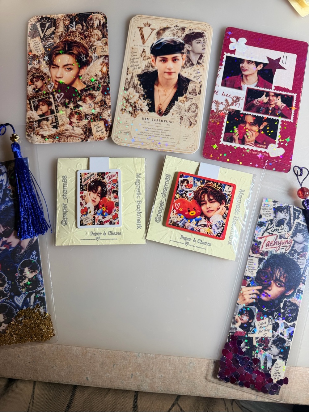 Lomo Kim Taehyung Photo and Bookmarks